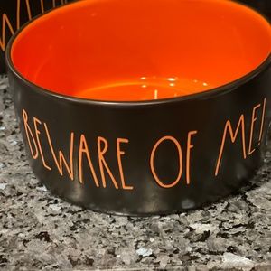 Rae Dunn Halloween Dog Bowl
